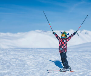 Mit Freude die Beherrschung der Skikunst erlangen.